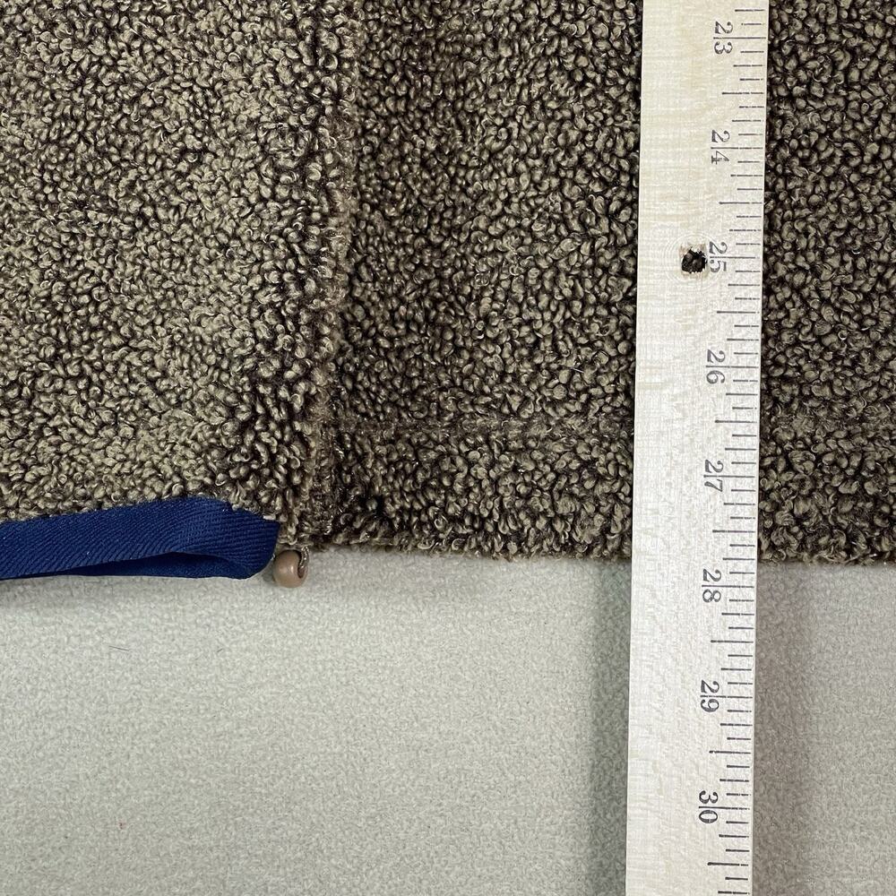 Vineyard Vines Sweater Mens M Brown 1/4 Zip Nantucket Sherpa Fleece Mock Neck - Picture 6 of 12
